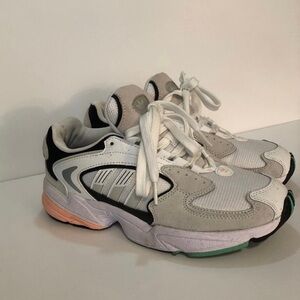 Adidas Falcon 2000 'Grey Glow Pink' Women's Size 8